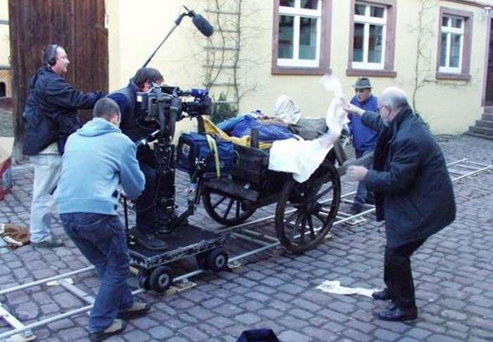 Dreharbeiten in der Fischergasse